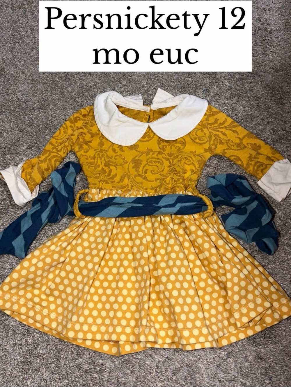 Persnickety 12 month dress